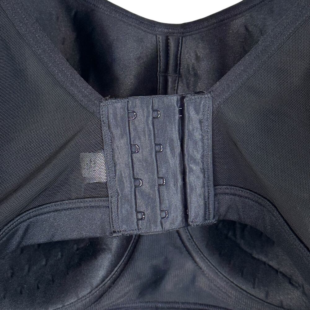 LIVI SZ 40H High-Impact Sports Bra Convertible Underwire Adjustable Molded Black - Picture 5 of 7